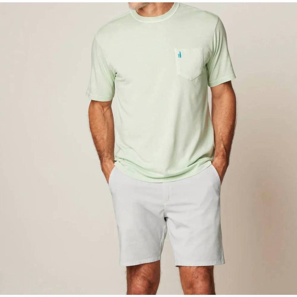 NEW JOHNNIE-O dale pocket t-shirt in pistachio